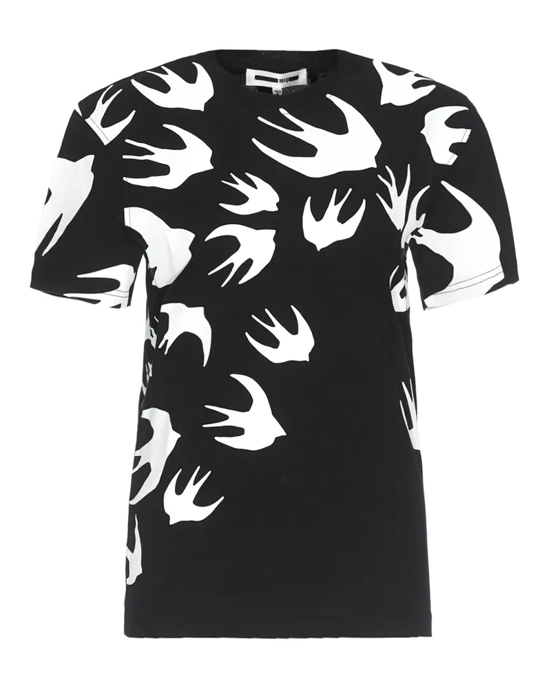 McQ T-Shirt - Schwarz Schwarz