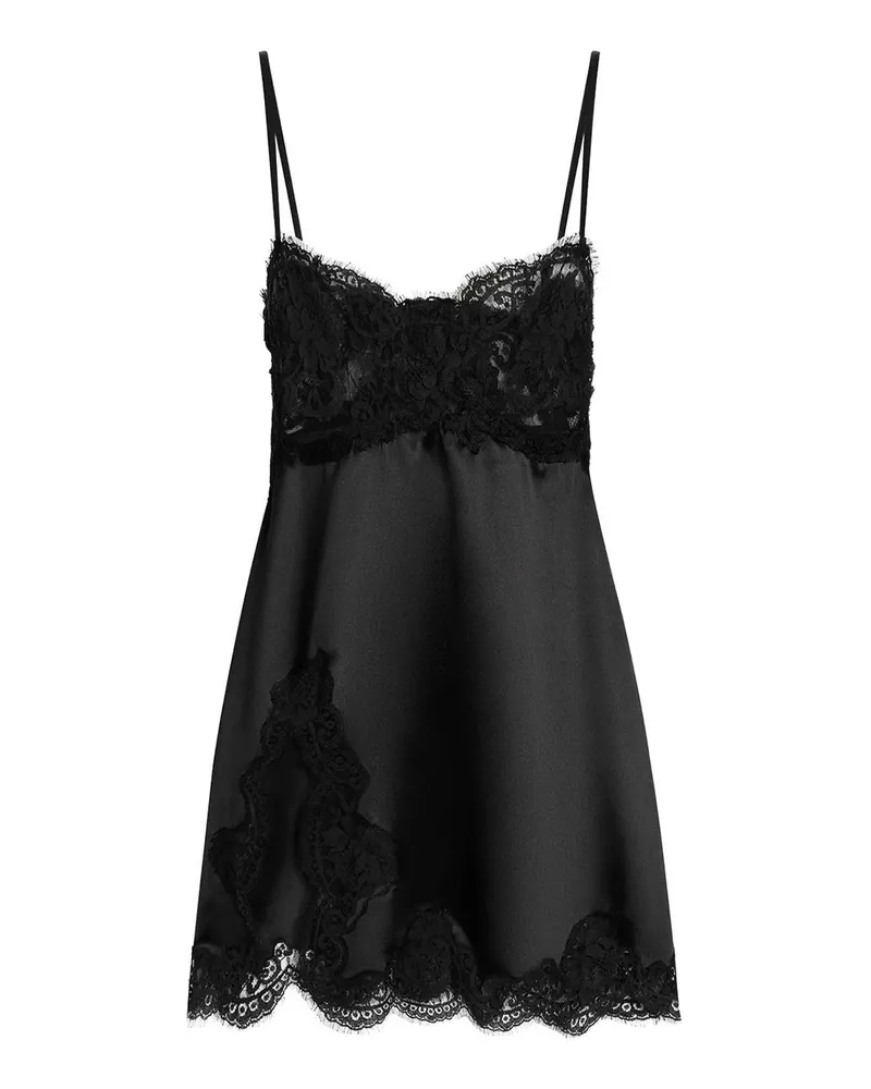 Dolce & Gabbana Knielanges Kleid - Schwarz Schwarz