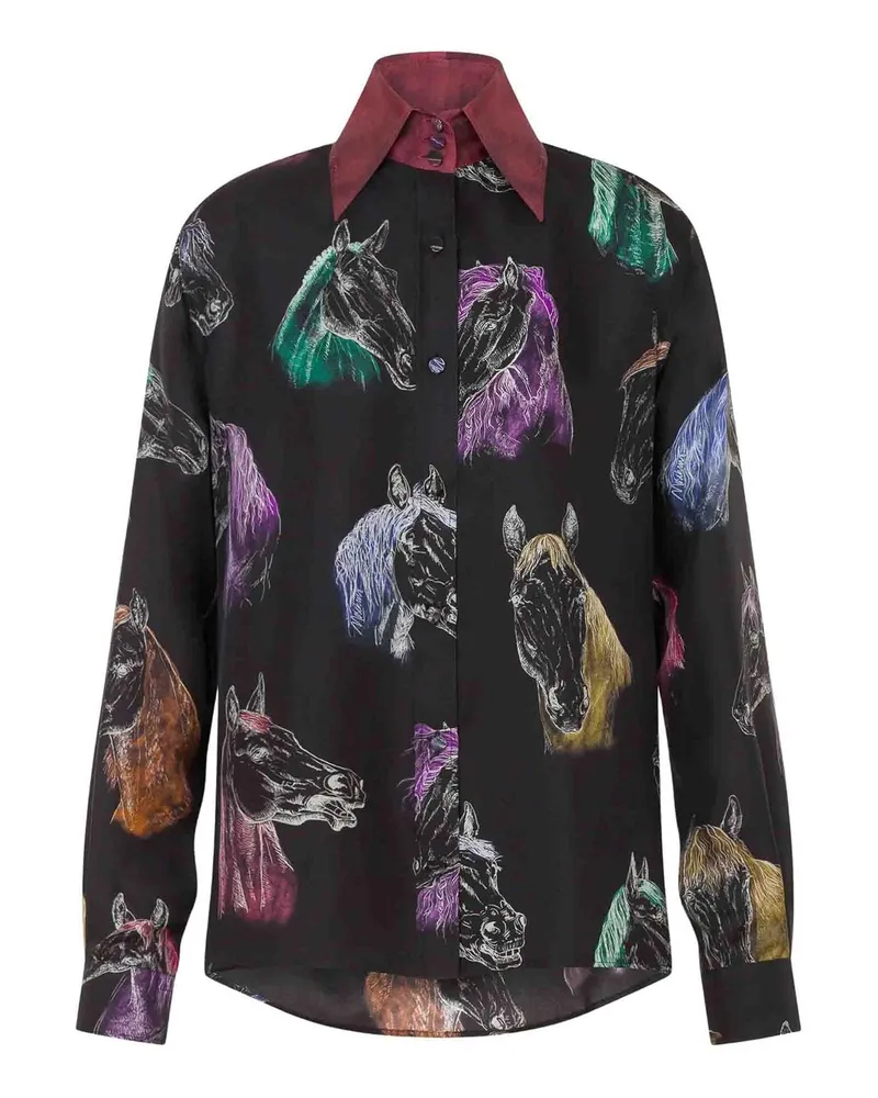 Moschino Hemd - Schwarz Schwarz