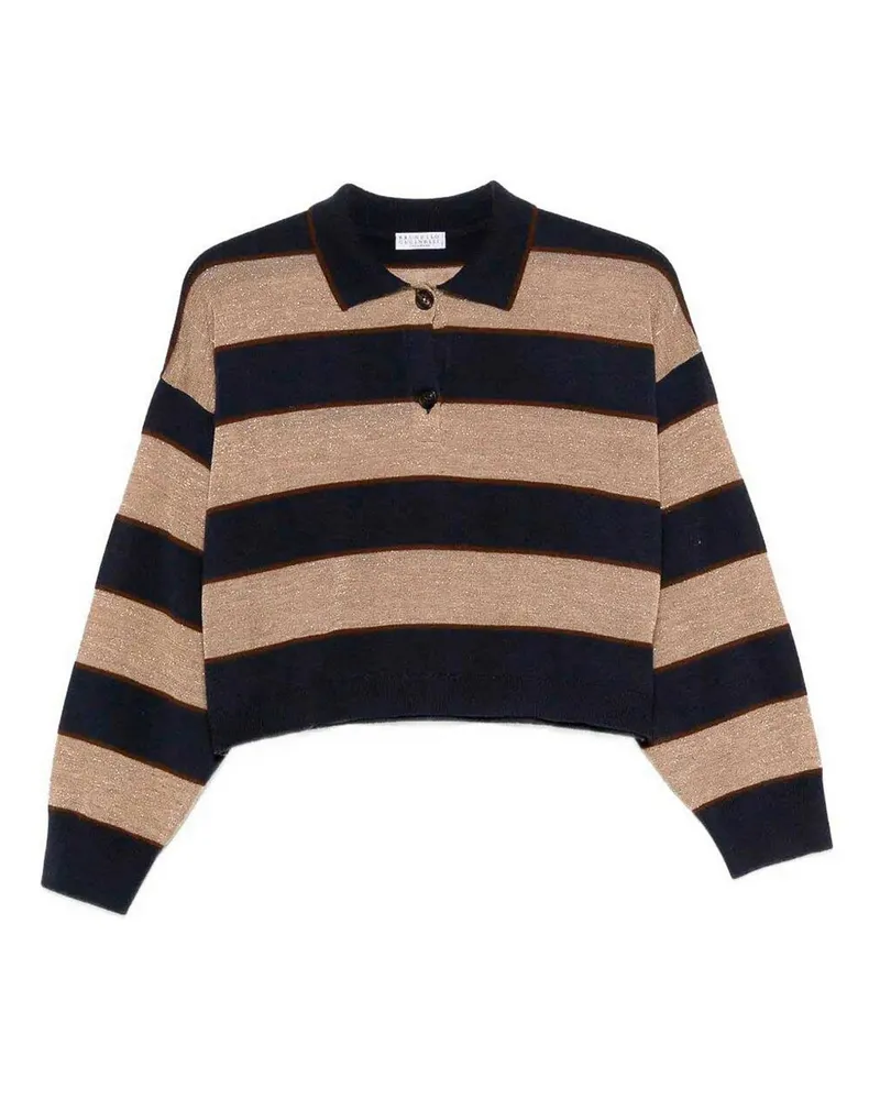 Brunello Cucinelli Poloshirt - Dunkelblau Dunkelblau