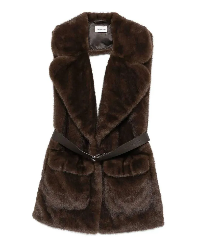 P.A.R.O.S.H. P. A.R. O.S. H. Weste - Braun Braun