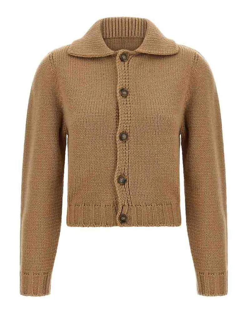 Maison Margiela Rundhalspullover - Beige Beige