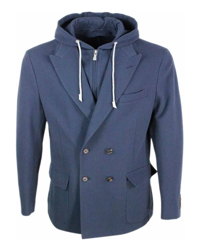 Eleventy Casualjacke - Blau Blau