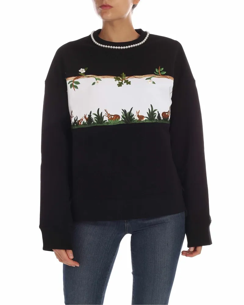 Vivetta Sweatshirt - Schwarz Schwarz