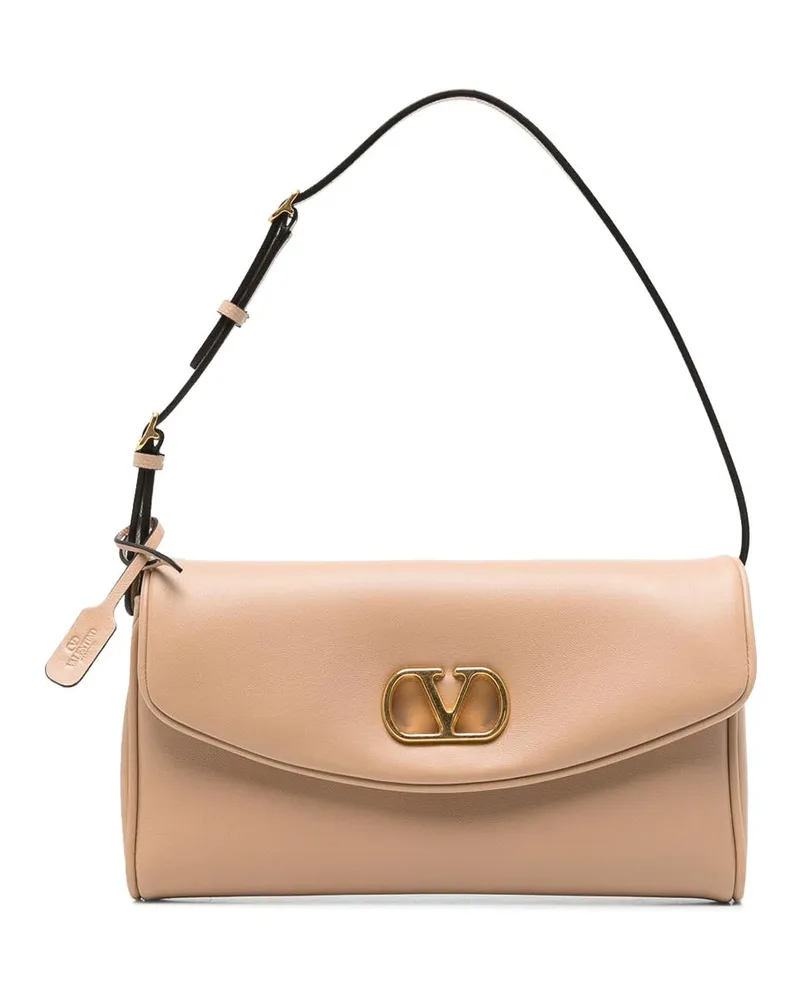 Valentino Garavani Schultertasche - Rosa Nude