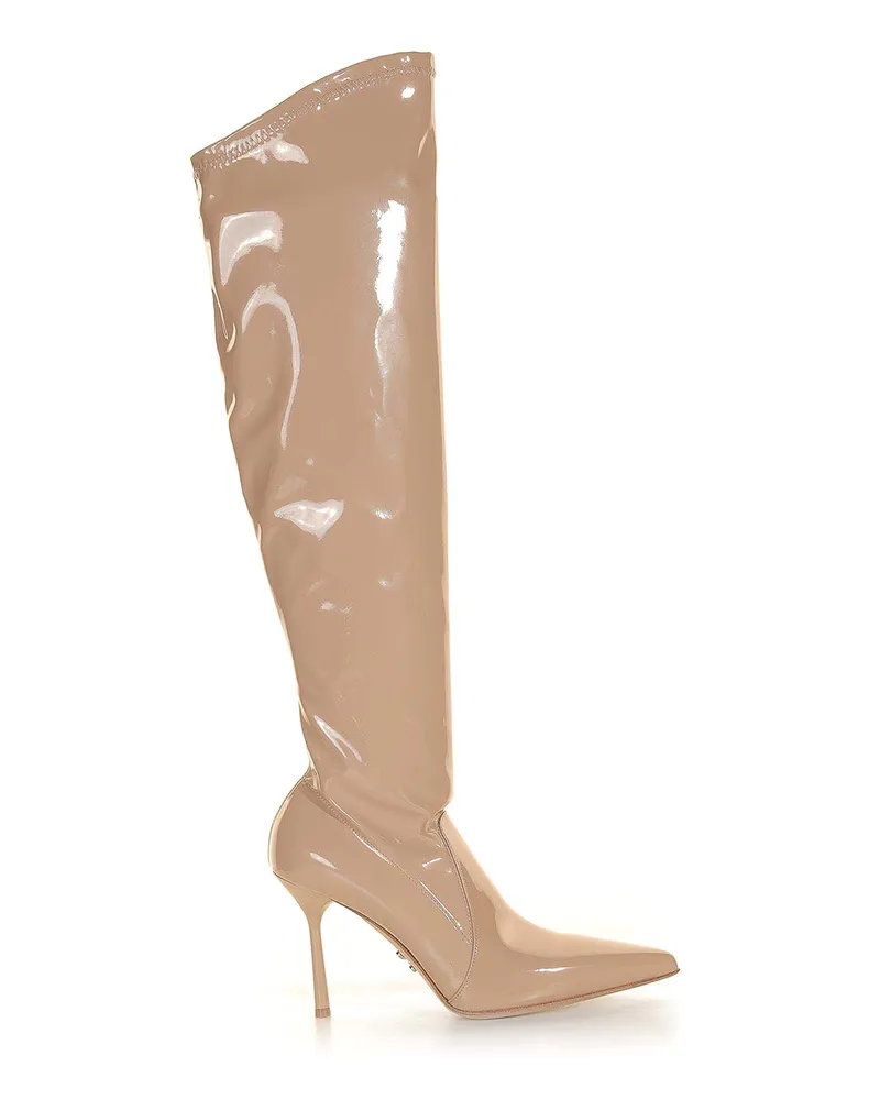Sergio Levantesi Stiefel - Schwarz Beige
