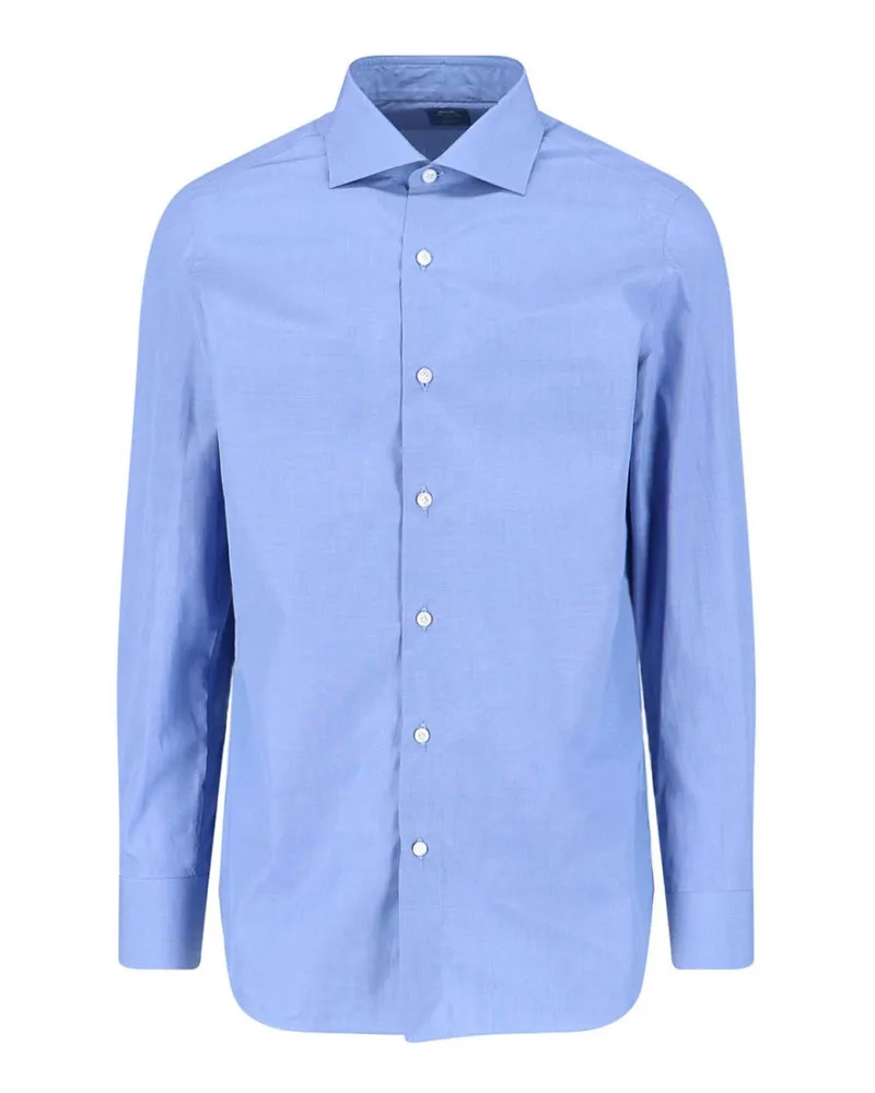 Finamore 1925 Hemd - Blau Blau