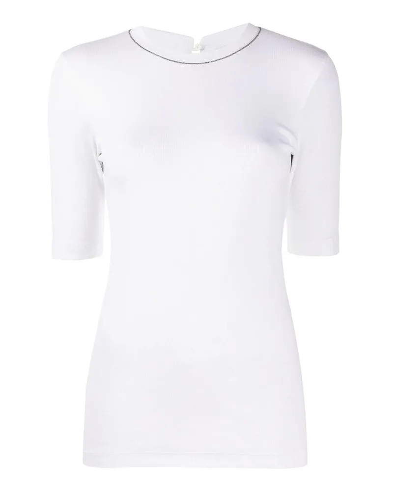 Brunello Cucinelli T-Shirt - Weiß Weiß