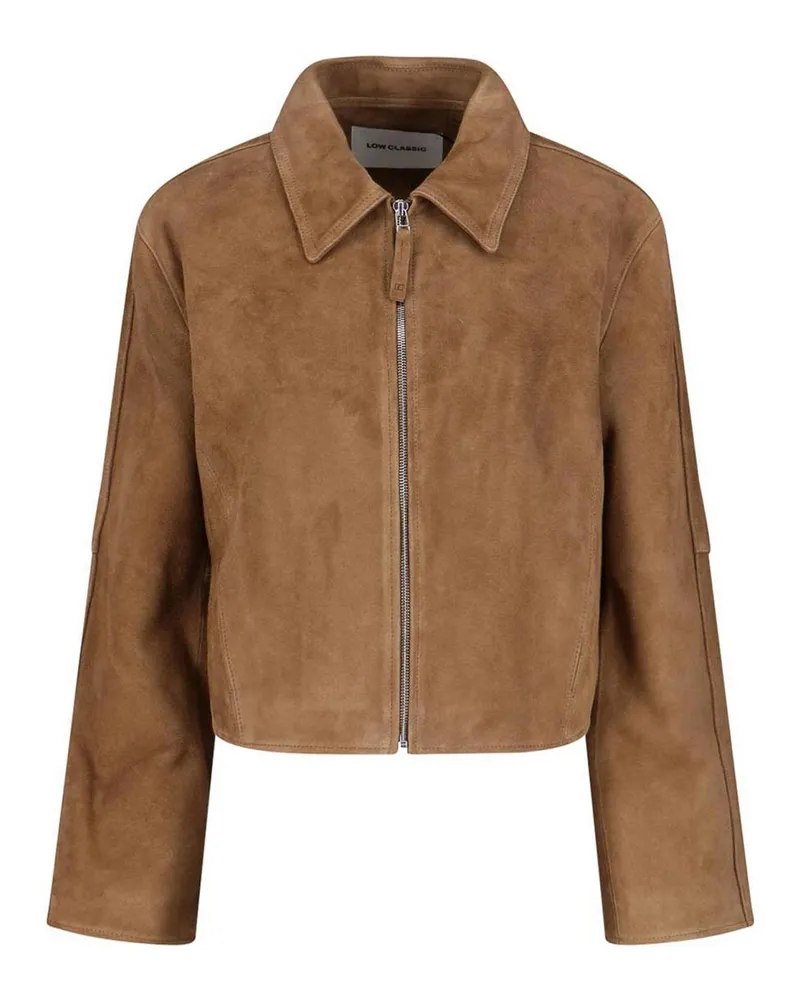 LOW CLASSIC Lederjacke - Braun Braun