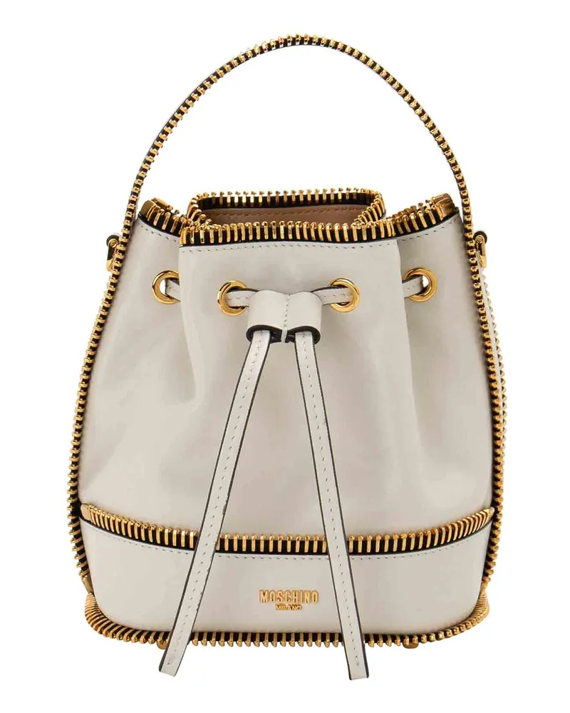 Moschino Schultertasche - Weiß Weiß