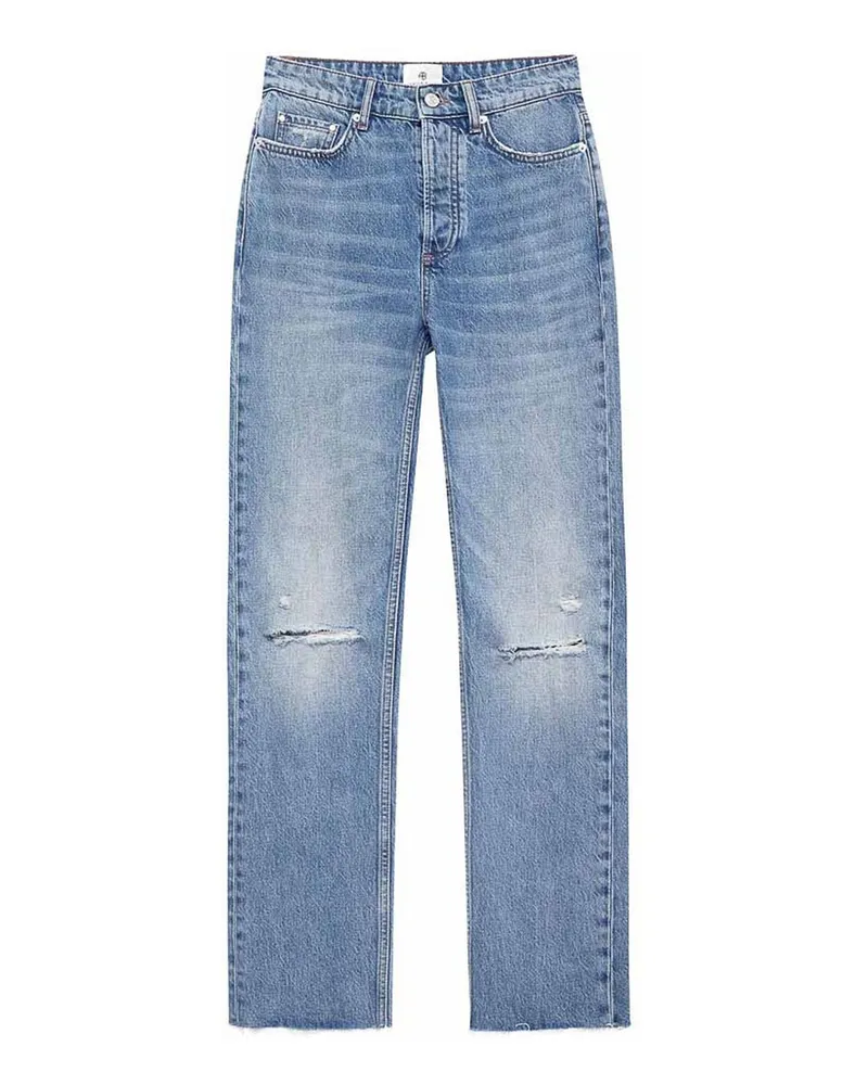 Anine Bing Straight Leg Jeans - Blau Blau