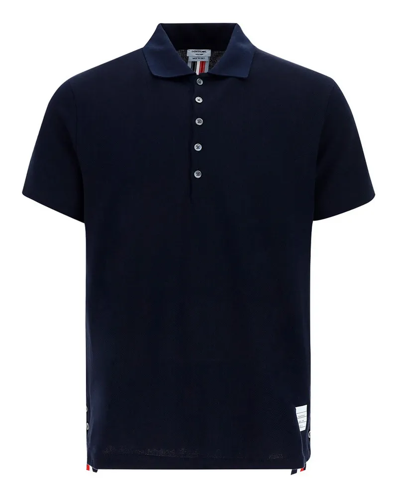 Thom Browne Poloshirt - Dunkelblau Dunkelblau