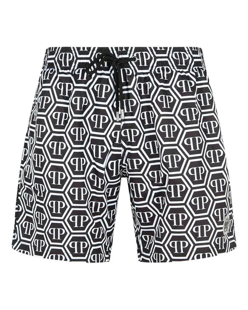 Philipp Plein Badeanzug - Schwarz Schwarz