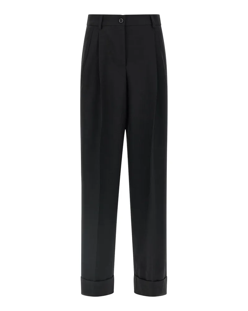 Dolce & Gabbana Casual Hose - Schwarz Schwarz