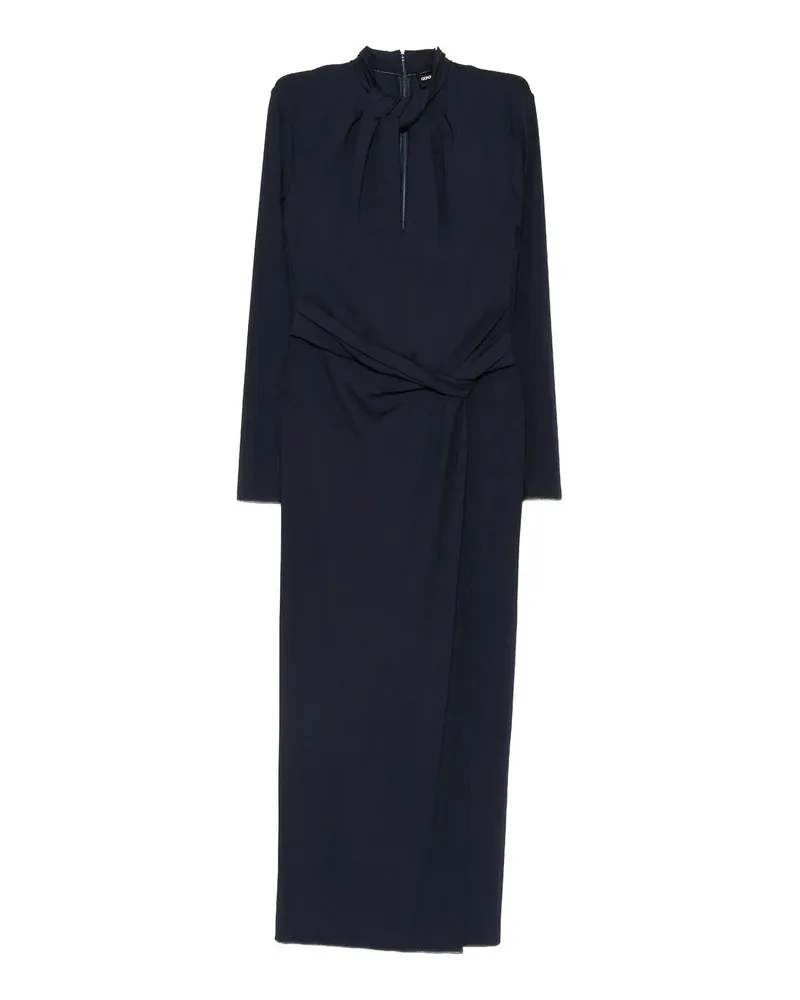 Giorgio Armani Knielanges Kleid - Blau Blau