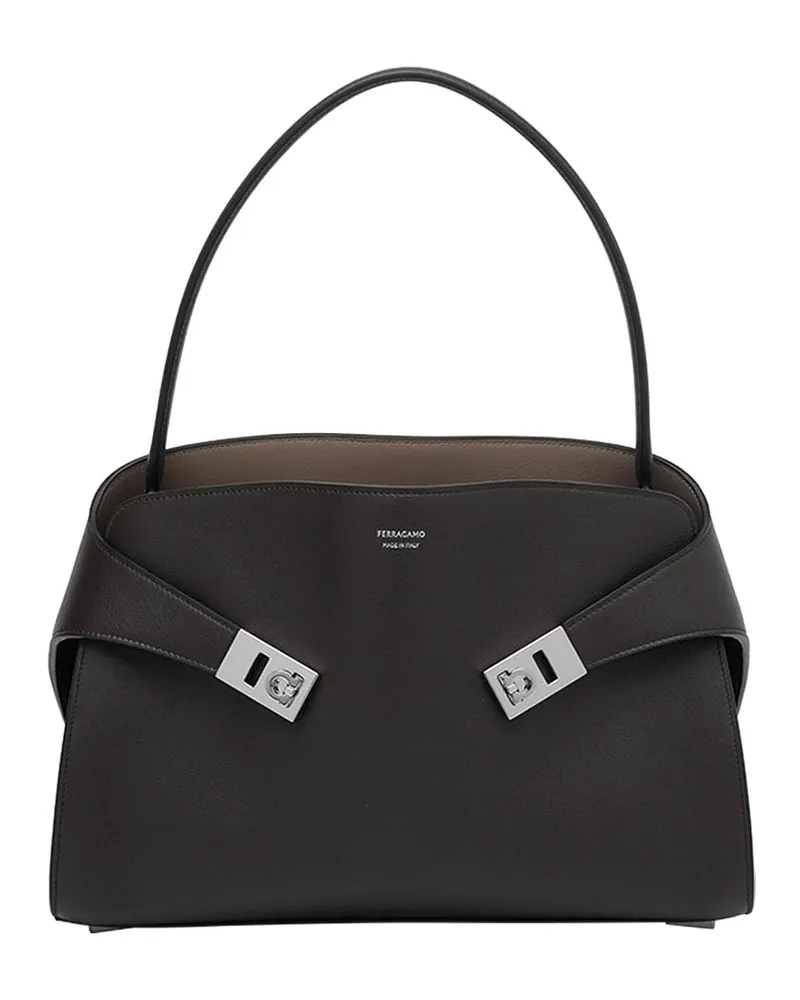 Ferragamo Schultertasche - Braun Braun