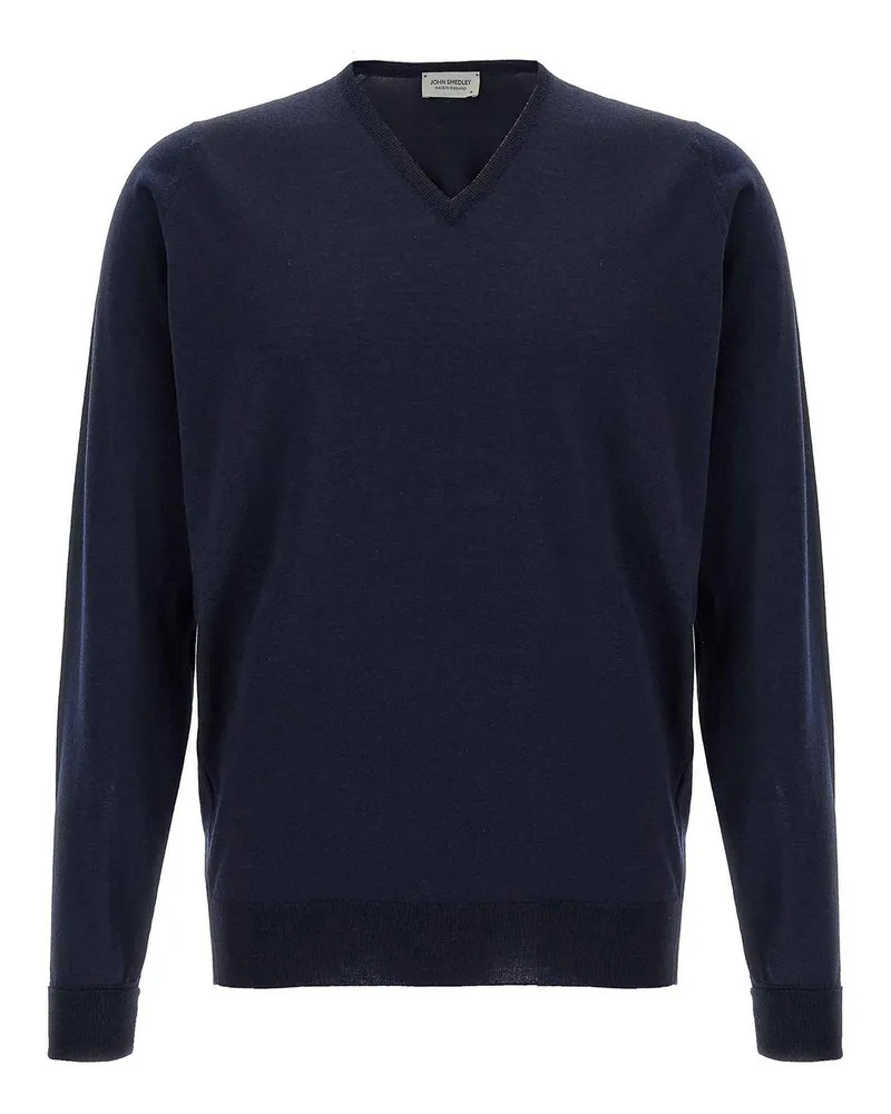 John Smedley Cardigan - Blau Blau