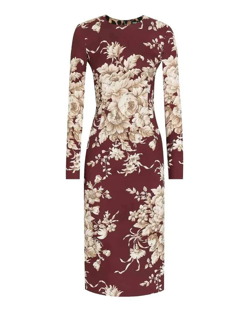 Dolce & Gabbana Knielanges Kleid - Rosa Rosa
