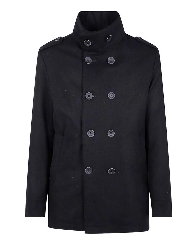 Herno Kurzer Mantel - Schwarz Schwarz