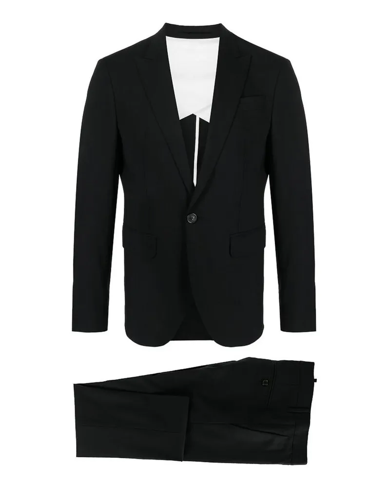 Dsquared2 Eleganter Anzug - Schwarz Schwarz