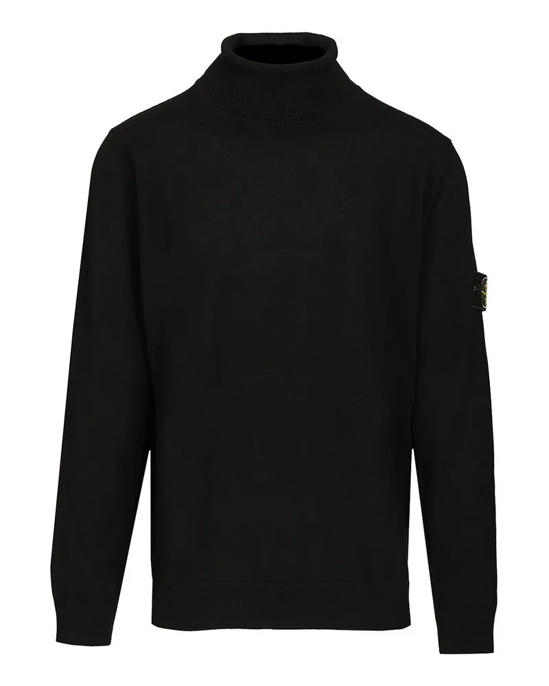 Stone Island Rundhalspullover - Schwarz Schwarz