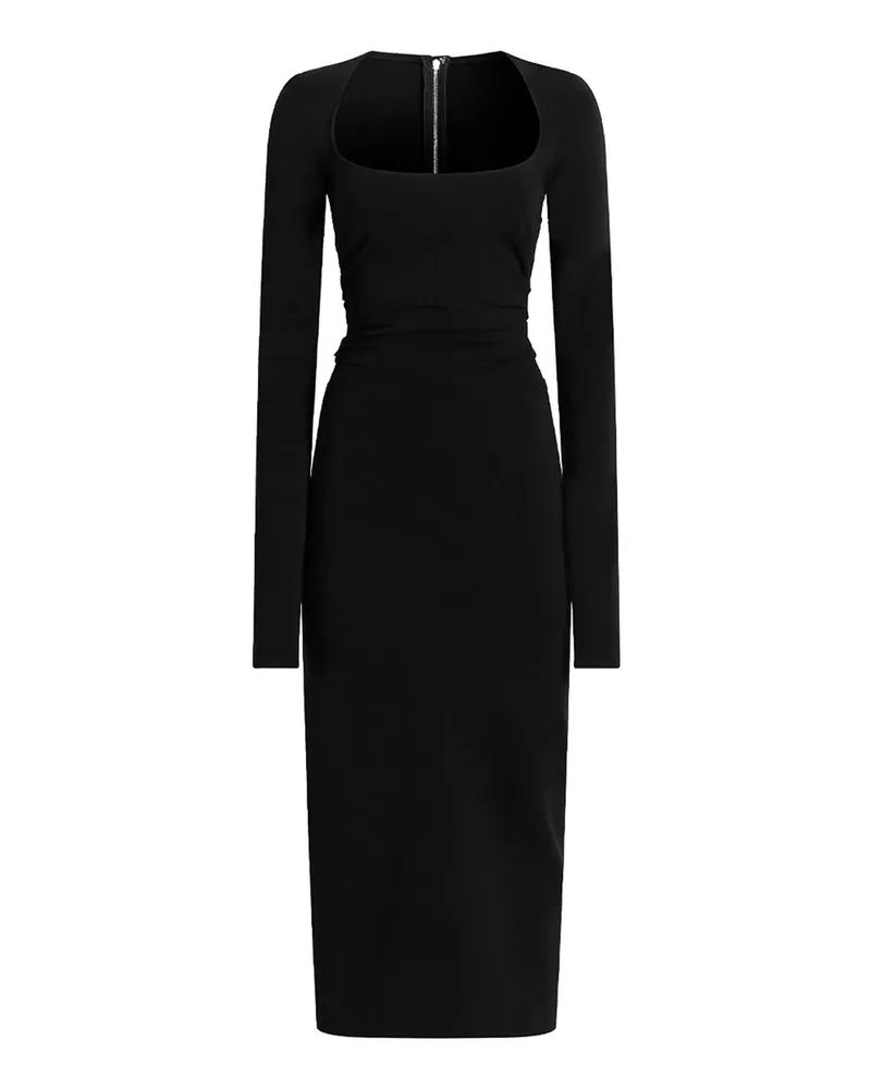 Dolce & Gabbana Knielanges Kleid - Schwarz Schwarz