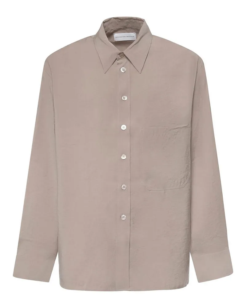 Studio Nicholson Hemd - Taupe Taupe
