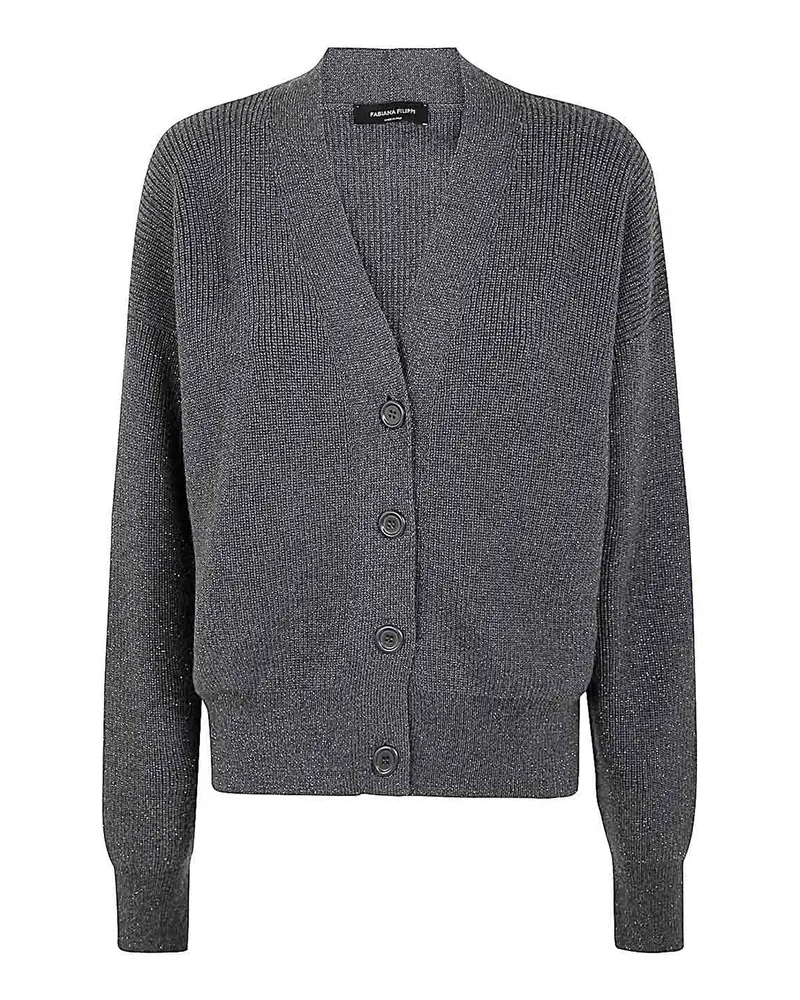 Fabiana Filippi Cardigan - Grau Grau