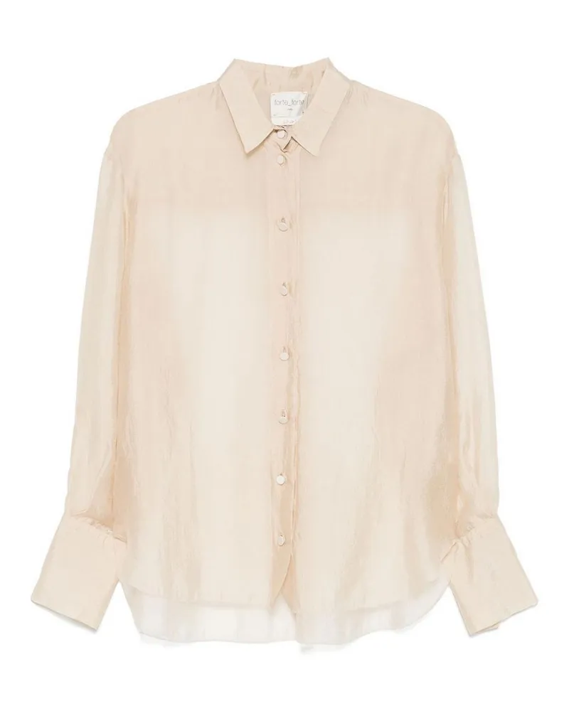 forte_forte Casual Hose - Beige Beige