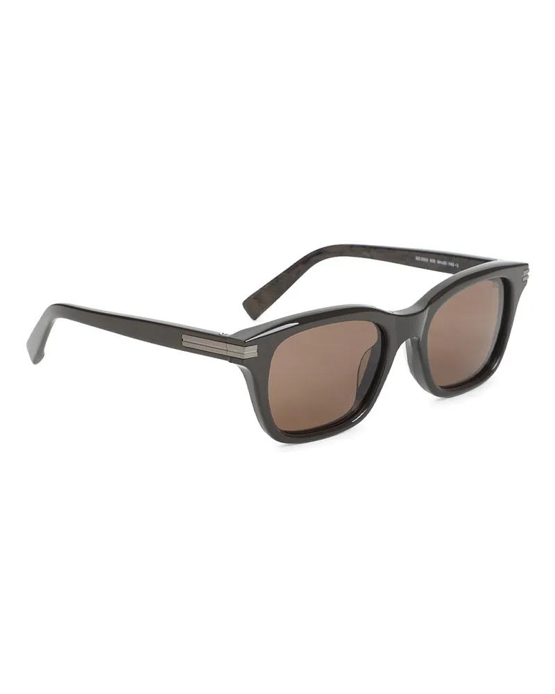Ermenegildo Zegna Sonnenbrille - Dunkelbraun Dunkelbraun