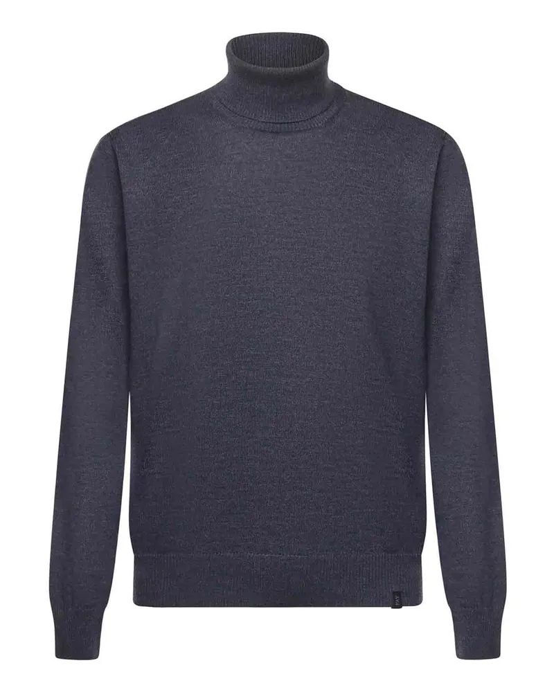 Fay Rollkragenpullover - Blau Blau