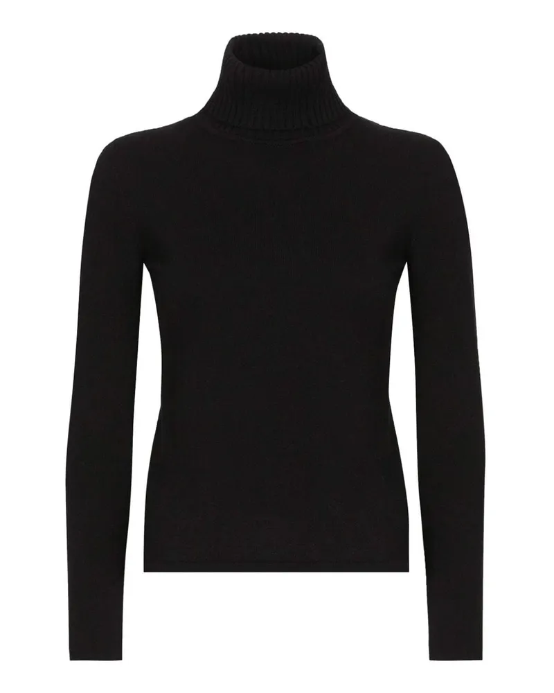 Dolce & Gabbana Rundhalspullover - Schwarz Schwarz