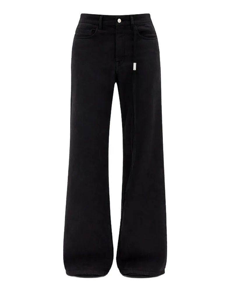 Ann Demeulemeester Straight Leg Jeans - Schwarz Schwarz