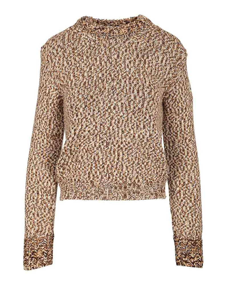 Moncler Rundhalspullover - Beige Beige