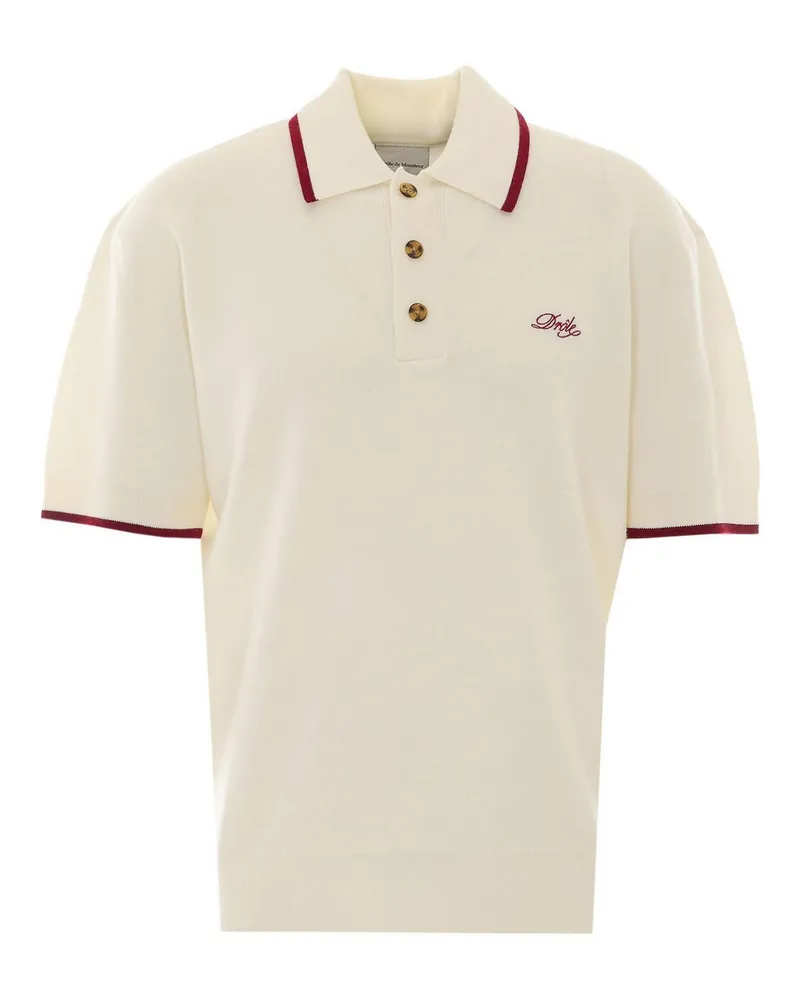 Drôle de Monsieur Poloshirt - Weiß Weiß