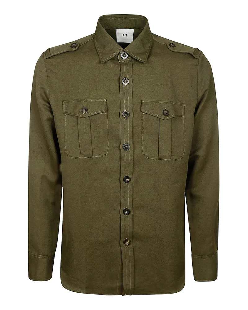 PT TORINO Hemd - Grün Grün