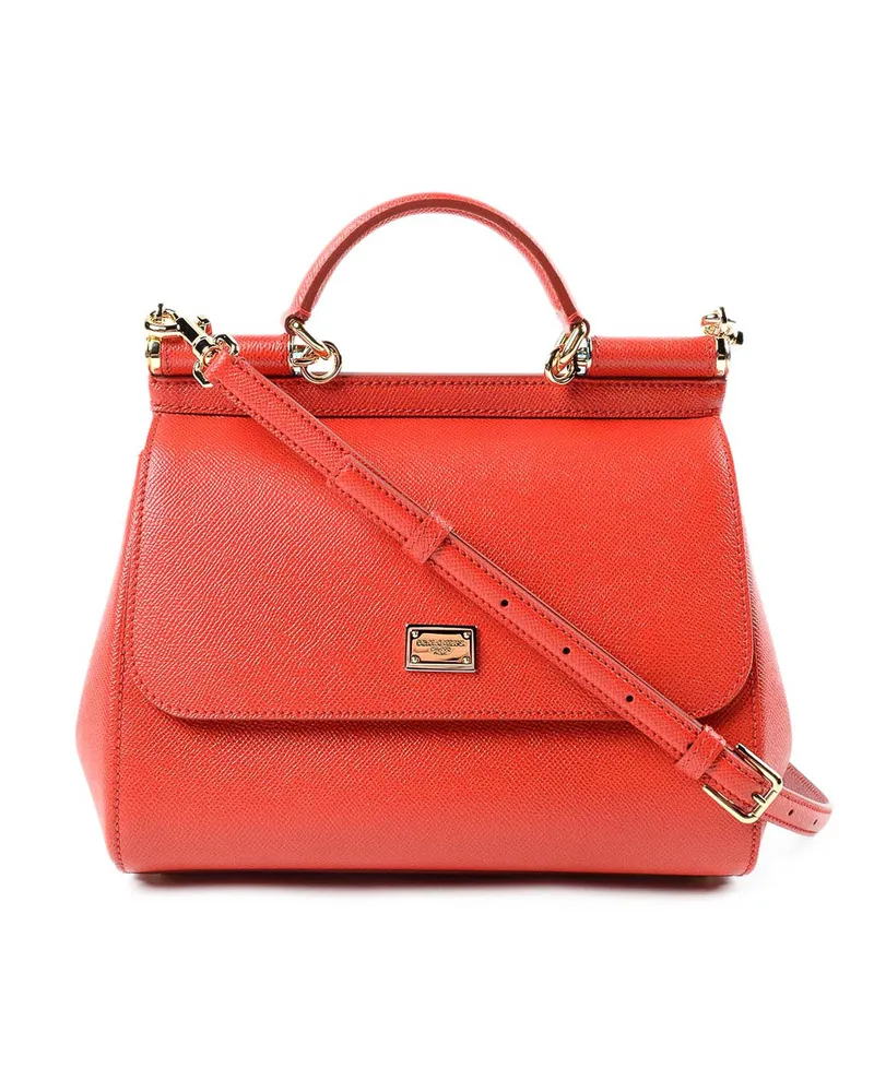 Dolce & Gabbana Handtasche Sicily - Rot Rot