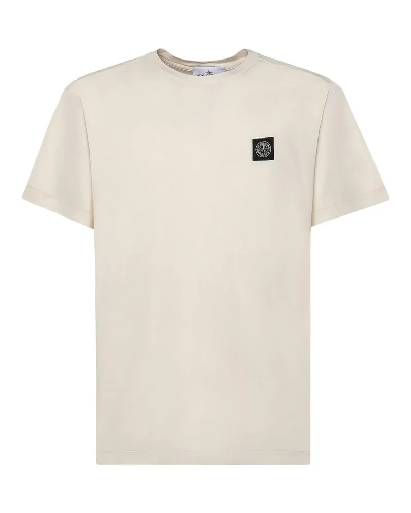 Stone Island T-Shirt - Weiß Weiß