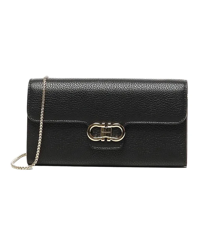 Ferragamo Portemonnaie - Schwarz Schwarz