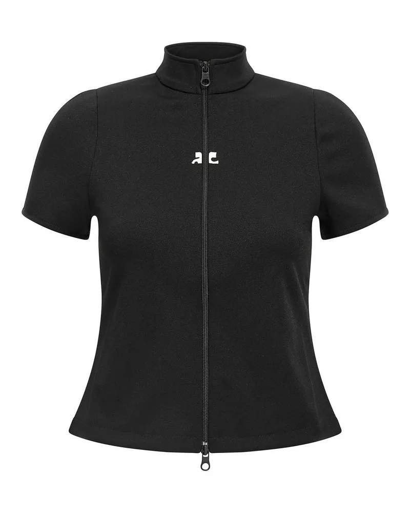 Courrèges Top - Schwarz Schwarz
