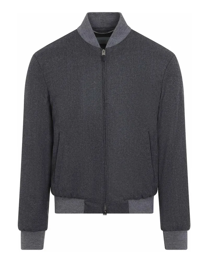 Canali Bomberjacke - Grau Grau