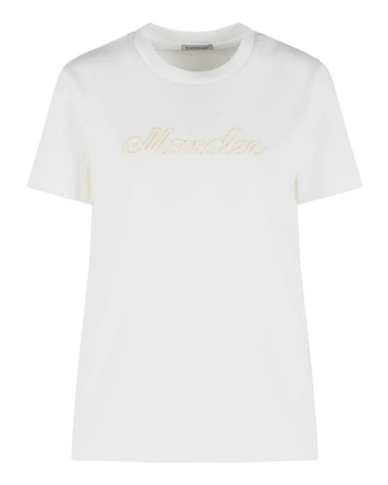 Moncler T-Shirt - Creme Creme