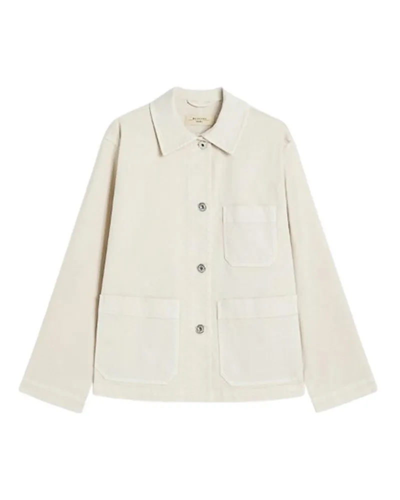Max Mara Casualjacke - Weiß Weiß