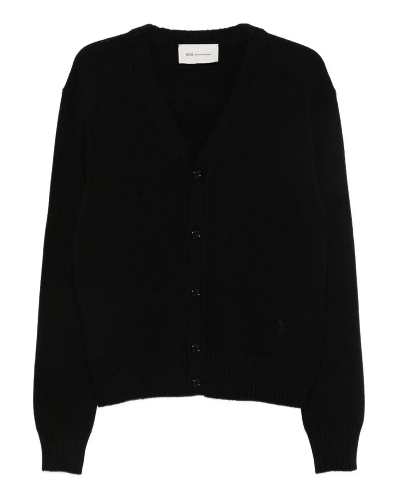 AMI Paris Cardigan - Schwarz Schwarz