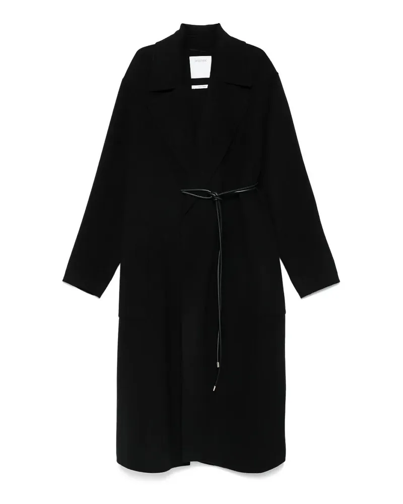 SPORTMAX Kurzer Mantel - Schwarz Schwarz