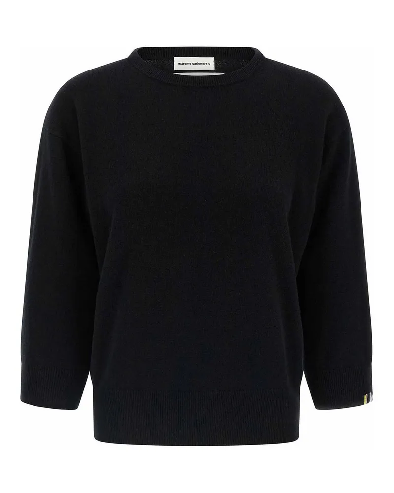 extreme cashmere Rundhalspullover - Schwarz Schwarz