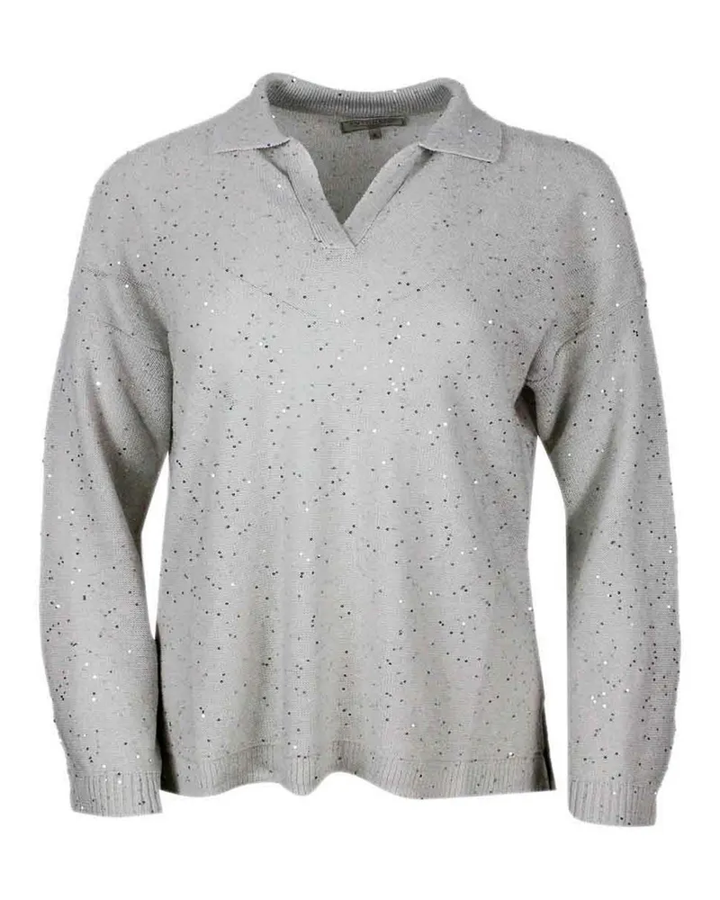 Antonelli Firenze Rundhalspullover - Grau Grau