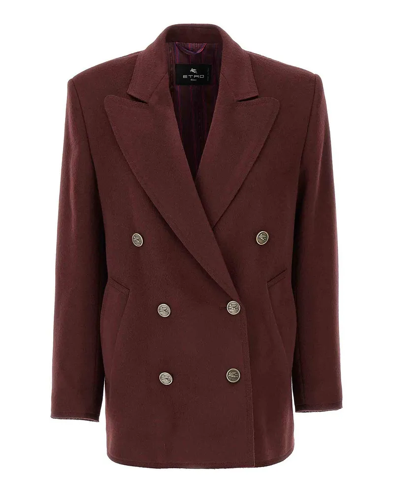 Etro Blazer - Dunkelrot Dunkelrot