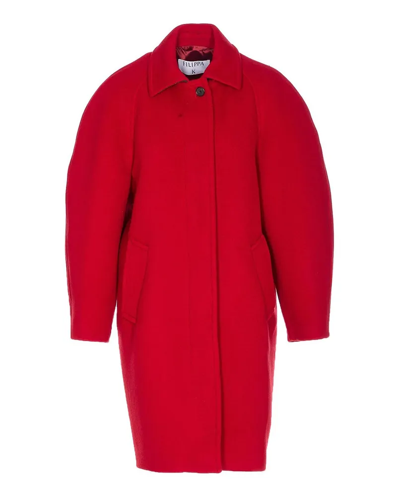 Filippa K Knielanger Mantel - Rot Rot