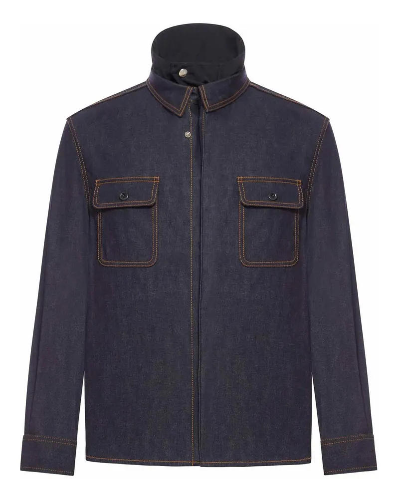 Sacai Hemd - Blau Blau